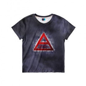 Детская футболка 3D с принтом Thirty Seconds to Mars дым в городе Новоалтайск, 100% гипоаллергенный полиэфир | прямой крой, круглый вырез горловины, длина до линии бедер, чуть спущенное плечо, ткань немного тянется | Тематика изображения на принте: 30 seconds to mars | 30 секунд до марса | 30stm | thirty seconds to mars | альтернативный | гранж | группа | джаред | красный | лето | нео | пост | прогрессивный | рок | хард | шеннон | эмблема