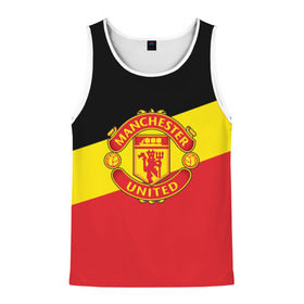 Мужская майка 3D с принтом Manchester United 2018 Colors в городе Новоалтайск, 100% полиэстер | круглая горловина, приталенный силуэт, длина до линии бедра. Пройма и горловина окантованы тонкой бейкой | Тематика изображения на принте: emirates | fc | manchester united | абстракция | геометрия | зож | клуб | линии | манчестер юнайтед | модные | мяч | россии | спорт | спортивные | стиль | тренды | утбол | футбольный клуб | экстрим | эмблема