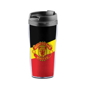 Термокружка-непроливайка с принтом Manchester United 2018 Colors в городе Новоалтайск, внутренняя часть — пищевой пластик, наружная часть — прозрачный пластик, между ними — полиграфическая вставка с рисунком | объем — 350 мл, герметичная крышка | Тематика изображения на принте: emirates | fc | manchester united | абстракция | геометрия | зож | клуб | линии | манчестер юнайтед | модные | мяч | россии | спорт | спортивные | стиль | тренды | утбол | футбольный клуб | экстрим | эмблема