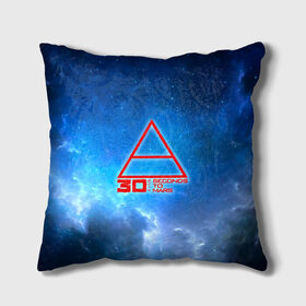 Подушка 3D с принтом Космос 30 Seconds to Mars в городе Новоалтайск, наволочка – 100% полиэстер, наполнитель – холлофайбер (легкий наполнитель, не вызывает аллергию). | состоит из подушки и наволочки. Наволочка на молнии, легко снимается для стирки | Тематика изображения на принте: 30 seconds to mars | 30 секунд до марса | 30stm | thirty seconds to mars | альтернативный | гранж | группа | джаред | звезды | лето | надпись | нео | пост | прогрессивный | рок | хард | шеннон