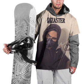 Накидка на куртку 3D с принтом Dizaster в городе Новоалтайск, 100% полиэстер |  | dizaster | king of the dot | oxxxymiron | versus | versus battle | батл рэп | дизастер | окимирон