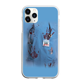 Чехол для iPhone 11 Pro Max матовый с принтом Костюм врача кровь в городе Новоалтайск, Силикон |  | Тематика изображения на принте: больница | врач | доктор | клиника | кровь