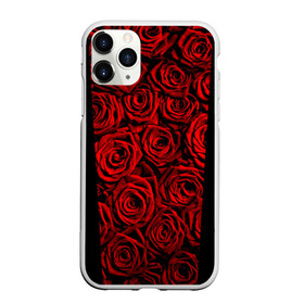 Чехол для iPhone 11 Pro матовый с принтом RED ROSES КРАСНЫЕ РОЗЫ в городе Новоалтайск, Силикон |  | Тематика изображения на принте: букет | красный | лепестки | модные | полосы | природа | растения | розочки | розы | сад | тренды | цвет | цветы | черный
