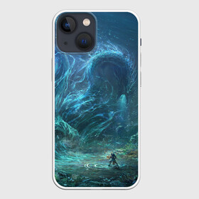 Чехол для iPhone 13 mini с принтом Water dragon в городе Новоалтайск,  |  | hero | water | вода | герой | дракон | змей | монстр | посейдон | фентези | фэнтези