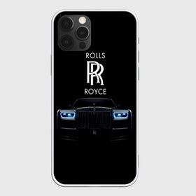 Чехол для iPhone 12 Pro Max с принтом Rolls Royce phantom в городе Новоалтайск, Силикон |  | Тематика изображения на принте: luxury | phantom | rich | rolls royce | rr | авто | автомобили | бренд | известные | логотип | машина | надписи | огни | ролс ройс | роскошь | тень | фары | черный
