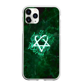 Чехол для iPhone 11 Pro Max матовый с принтом Зеленый HIM в городе Новоалтайск, Силикон |  | Тематика изображения на принте: him | вилле вало | готик | готика | группа | зеленый | лав | метал | микко линдстрём | микко паананен | мрамор | музыка | песни | рок | финская | хим | юкка крёгер | янне пууртинен