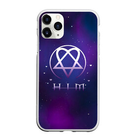 Чехол для iPhone 11 Pro матовый с принтом Космос HIM в городе Новоалтайск, Силикон |  | Тематика изображения на принте: him | вилле вало | готик | готика | группа | лав | метал | микко линдстрём | микко паананен | музыка | песни | рок | сердечки | финская | фиолетовый | хим | юкка крёгер | янне пууртинен