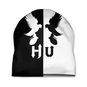 Шапка 3D с принтом Черно-белый Hollywood Undead в городе Новоалтайск, 100% полиэстер | универсальный размер, печать по всей поверхности изделия | charlie scene | danny | funny man | hollywood | j dog | johnny 3 tears | undead | альтернативный | андед | голивуд | голливудская | группа | кранккор | метал | нежить | ню | реп | рок | рэп | рэпкор