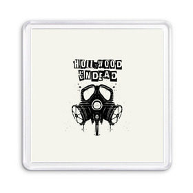 Магнит 55*55 с принтом Hollywood Undead противогаз в городе Новоалтайск, Пластик | Размер: 65*65 мм; Размер печати: 55*55 мм | charlie scene | danny | funny man | hollywood | j dog | johnny 3 tears | undead | альтернативный | андед | голивуд | голливудская | группа | кранккор | метал | нежить | ню | реп | рок | рэп | рэпкор