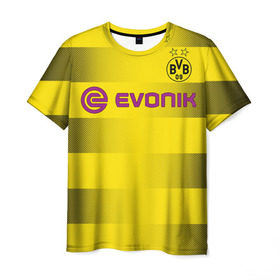 Мужская футболка 3D с принтом Borussia Dortmund в городе Новоалтайск, 100% полиэфир | прямой крой, круглый вырез горловины, длина до линии бедер | Тематика изображения на принте: borussia | borussia dortmund | боруссия дортмунд | спорт | футбол