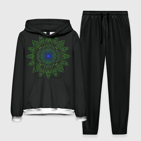 Мужской костюм 3D (с толстовкой) с принтом Ornamental в городе Новоалтайск,  |  | geometric | linework | mandala | ornament | геометрия | лайнворк | орнамент