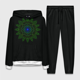Женский костюм 3D (с толстовкой) с принтом Ornamental в городе Новоалтайск,  |  | geometric | linework | mandala | ornament | геометрия | лайнворк | орнамент