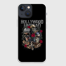 Чехол для iPhone 13 mini с принтом Day of the Dead, HU в городе Новоалтайск,  |  | charlie scene | danny | funny man | hollywood | j dog | johnny 3 tears | undead | альтернативный | андед | голивуд | голливудская | группа | кранккор | метал | нежить | ню | реп | рок | рэп | рэпкор