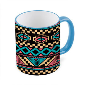 Кружка 3D с принтом ethnic of Egypt в городе Новоалтайск, керамика | ёмкость 330 мл | ethnic | pattern | народы | орнамент | страны | этника | этнический узор