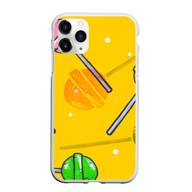 Чехол для iPhone 11 Pro Max матовый с принтом Чупа-Чупс в городе Новоалтайск, Силикон |  | Тематика изображения на принте: конфеты | леденец | паттерн | сладость | узор | чупа чупс