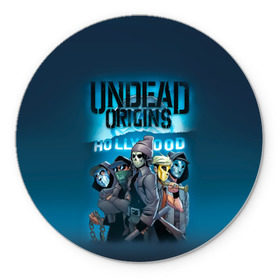 Коврик круглый с принтом Hollywood origins Undead в городе Новоалтайск, резина и полиэстер | круглая форма, изображение наносится на всю лицевую часть | Тематика изображения на принте: charlie scene | danny | funny man | hollywood | j dog | johnny 3 tears | undead | альтернативный | андед | голивуд | голливудская | группа | кранккор | метал | нежить | ню | реп | рок | рэп | рэпкор
