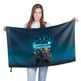 Флаг 3D с принтом Hollywood origins Undead в городе Новоалтайск, 100% полиэстер | плотность ткани — 95 г/м2, размер — 67 х 109 см. Принт наносится с одной стороны | charlie scene | danny | funny man | hollywood | j dog | johnny 3 tears | undead | альтернативный | андед | голивуд | голливудская | группа | кранккор | метал | нежить | ню | реп | рок | рэп | рэпкор