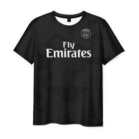 Мужская футболка 3D с принтом Neymar PSG в городе Новоалтайск, 100% полиэфир | прямой крой, круглый вырез горловины, длина до линии бедер | Тематика изображения на принте: alternative. champions | france | league | neymar | psg | альтернативная | выездная | лига | неймар | псж | франция | чемпионов