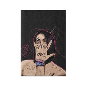 Обложка для паспорта матовая кожа с принтом Face / Фэйс в городе Новоалтайск, натуральная матовая кожа | размер 19,3 х 13,7 см; прозрачные пластиковые крепления | rap | рэпер | фейс | фэйс