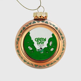 Стеклянный ёлочный шар с принтом Монстр Green Day в городе Новоалтайск, Стекло | Диаметр: 80 мм | american idiot | green day | альтернативный | билли джо армстронг | грин дей | группа | зелёный день | майк дёрнт | музыка | надпись | панк | поп | поппанк | рок | тре кул