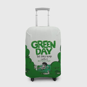 Чехол для чемодана 3D с принтом Монстр Green Day в городе Новоалтайск, 86% полиэфир, 14% спандекс | двустороннее нанесение принта, прорези для ручек и колес | american idiot | green day | альтернативный | билли джо армстронг | грин дей | группа | зелёный день | майк дёрнт | музыка | надпись | панк | поп | поппанк | рок | тре кул