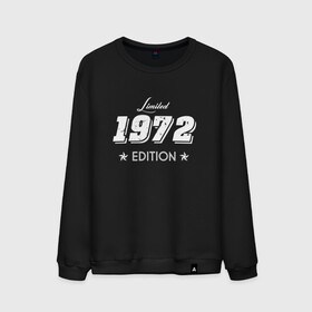Мужской свитшот хлопок с принтом limited edition 1972 в городе Новоалтайск, 100% хлопок |  | 1972 | день рождения | подарок | праздник