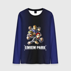 Мужской лонгслив 3D с принтом Группа Linkin Park в городе Новоалтайск, 100% полиэстер | длинные рукава, круглый вырез горловины, полуприлегающий силуэт | 