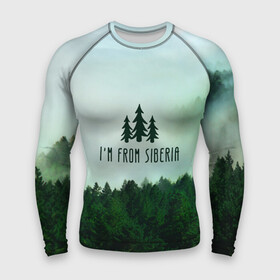 Мужской рашгард 3D с принтом Сибирь в городе Новоалтайск,  |  | adventure | forest | greens | hiking | patriotism | pine | russia | siberia | spruce | taiga | travel | trees | trekking | деревья | ель | зелень | лес | патриотизм | приключения | путешествие | россия | сибирь | сосны | тайга | туризм
