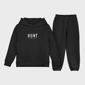 Детский костюм хлопок Oversize с принтом Hunt: Showdown White Logo в городе Новоалтайск,  |  | crytek | game | hunt | hunt: showdown | hunter | monsters | showdown | игра | крайтек | охота | столкновение