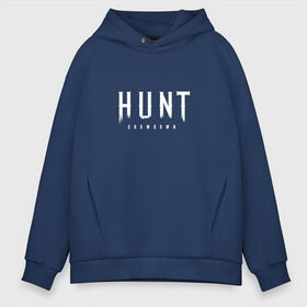 Мужское худи Oversize хлопок с принтом Hunt Showdown White Logo в городе Новоалтайск, френч-терри — 70% хлопок, 30% полиэстер. Мягкий теплый начес внутри —100% хлопок | боковые карманы, эластичные манжеты и нижняя кромка, капюшон на магнитной кнопке | crytek | game | hunt | hunt: showdown | hunter | monsters | showdown | игра | крайтек | охота | столкновение