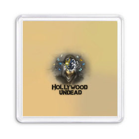 Магнит 55*55 с принтом Hollywood Undead в городе Новоалтайск, Пластик | Размер: 65*65 мм; Размер печати: 55*55 мм | charlie scene | danny | funny man | hollywood | j dog | johnny 3 tears | undead | альтернативный | андед | голивуд | голливудская | группа | кранккор | метал | нежить | ню | реп | рок | рэп | рэпкор