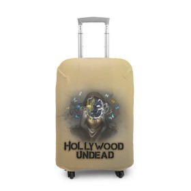 Чехол для чемодана 3D с принтом Hollywood Undead в городе Новоалтайск, 86% полиэфир, 14% спандекс | двустороннее нанесение принта, прорези для ручек и колес | charlie scene | danny | funny man | hollywood | j dog | johnny 3 tears | undead | альтернативный | андед | голивуд | голливудская | группа | кранккор | метал | нежить | ню | реп | рок | рэп | рэпкор