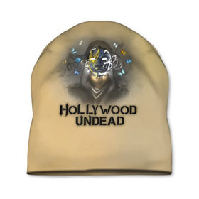 Шапка 3D с принтом Hollywood Undead в городе Новоалтайск, 100% полиэстер | универсальный размер, печать по всей поверхности изделия | charlie scene | danny | funny man | hollywood | j dog | johnny 3 tears | undead | альтернативный | андед | голивуд | голливудская | группа | кранккор | метал | нежить | ню | реп | рок | рэп | рэпкор