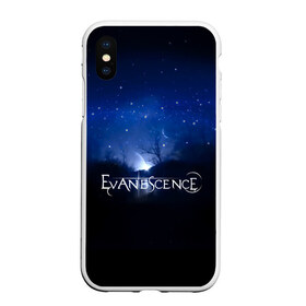 Чехол для iPhone XS Max матовый с принтом Evanescence звездное небо в городе Новоалтайск, Силикон | Область печати: задняя сторона чехла, без боковых панелей | evanescence | альтернативный | готик | группа | джен маджура | исчезновение | метал | ню | рок | синий | тим маккорд | трой маклоухорн | уилл хант | хард | эванесенс | эми ли