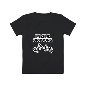 Детская футболка хлопок с принтом Imagine Dragons, прыжок в городе Новоалтайск, 100% хлопок | круглый вырез горловины, полуприлегающий силуэт, длина до линии бедер | dragons | imagine | альтернативный | американская | бэн макки | группа | драгонс | дэн платцман | дэн рейнольдс | имеджин | инди | индирок | рок | уэйн сермон