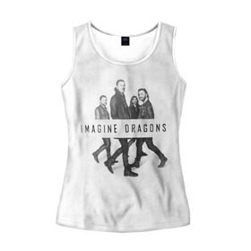 Женская майка 3D с принтом Группа Imagine Dragons в городе Новоалтайск, 100% полиэстер | круглая горловина, прямой силуэт, длина до линии бедра | dragons | imagine | альтернативный | американская | бэн макки | группа | драгонс | дэн платцман | дэн рейнольдс | имеджин | инди | индирок | поп | рок | уэйн сермон | электроник