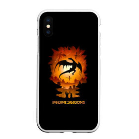 Чехол для iPhone XS Max матовый с принтом Драконы Imagine Dragons в городе Новоалтайск, Силикон | Область печати: задняя сторона чехла, без боковых панелей | dragons | imagine | альтернативный | американская | бэн макки | группа | драгонс | дэн платцман | дэн рейнольдс | имеджин | инди | индирок | рок | уэйн сермон