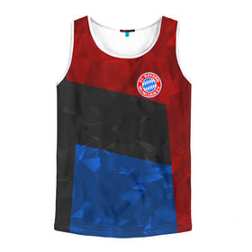 Мужская майка 3D с принтом FC Bayern 2018 Abstract colors в городе Новоалтайск, 100% полиэстер | круглая горловина, приталенный силуэт, длина до линии бедра. Пройма и горловина окантованы тонкой бейкой | bayern | fc | абстракция | бавария | геометрия | спорт | футбольный клуб