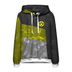 Мужская толстовка 3D с принтом Borussia Dortmund 2018 в городе Новоалтайск, 100% полиэстер | двухслойный капюшон со шнурком для регулировки, мягкие манжеты на рукавах и по низу толстовки, спереди карман-кенгуру с мягким внутренним слоем. | боруссия | дортмунд