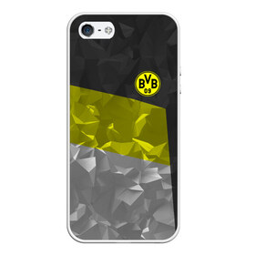 Чехол для iPhone 5/5S матовый с принтом Borussia Dortmund 2018 в городе Новоалтайск, Силикон | Область печати: задняя сторона чехла, без боковых панелей | боруссия | дортмунд