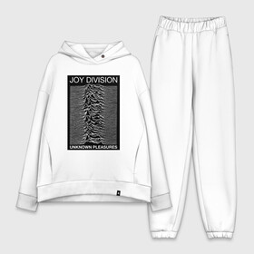 Женский костюм хлопок Oversize с принтом Joy Division в городе Новоалтайск,  |  | postpunk | unknown pleasures | бернард самнер | британская рок группа | джой дивижн | иэн кёртис | неизвестные удовольствия | питер хук | постпанк | стивен моррис