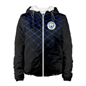 Женская куртка 3D с принтом Manchester city 2018 Line в городе Новоалтайск, ткань верха — 100% полиэстер, подклад — флис | прямой крой, подол и капюшон оформлены резинкой с фиксаторами, два кармана без застежек по бокам, один большой потайной карман на груди. Карман на груди застегивается на липучку | emirates | fc | manchester city | абстракция | геометрия | зож | клуб | линии | манчестер сити | мода | модные | мяч | спорт | спортивные | стиль | тренды | флаг россии | футбол | футбольный клуб | экстрим | эмблема