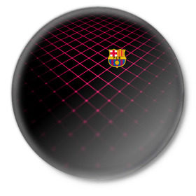 Значок с принтом FC Barcelona 2018 Line в городе Новоалтайск,  металл | круглая форма, металлическая застежка в виде булавки | fc | fc barcelona | fcb | fly emirates | ronaldo | абстракция | барселона | геометрия | зож | клуб | линии | месси | модные | мяч | реал мадрид | спорт | спортивные | тренды | футбол | футбольный клуб | эмблема