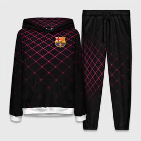 Женский костюм 3D (с толстовкой) с принтом FC Barcelona 2018 Line в городе Новоалтайск,  |  | fc | fc barcelona | fcb | fly emirates | ronaldo | абстракция | барселона | геометрия | зож | клуб | линии | месси | модные | мяч | реал мадрид | спорт | спортивные | тренды | футбол | футбольный клуб | эмблема