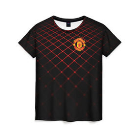 Женская футболка 3D с принтом Manchester United 2018 Line в городе Новоалтайск, 100% полиэфир ( синтетическое хлопкоподобное полотно) | прямой крой, круглый вырез горловины, длина до линии бедер | emirates | fc | manchester united | абстракция | геометрия | зож | клуб | линии | манчестер юнайтед | модные | мяч | россии | спорт | спортивные | стиль | тренды | футбол | футбольный клуб | экстрим | эмблема