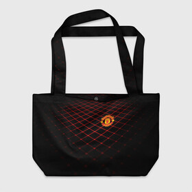 Пляжная сумка 3D с принтом Manchester United 2018 Line в городе Новоалтайск, 100% полиэстер | застегивается на металлическую кнопку; внутренний карман застегивается на молнию. Стенки укреплены специальным мягким материалом, чтобы защитить содержимое от несильных ударов
 | emirates | fc | manchester united | абстракция | геометрия | зож | клуб | линии | манчестер юнайтед | модные | мяч | россии | спорт | спортивные | стиль | тренды | футбол | футбольный клуб | экстрим | эмблема