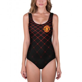 Купальник-боди 3D с принтом Manchester United 2018 Line в городе Новоалтайск, 82% полиэстер, 18% эластан | Круглая горловина, круглый вырез на спине | emirates | fc | manchester united | абстракция | геометрия | зож | клуб | линии | манчестер юнайтед | модные | мяч | россии | спорт | спортивные | стиль | тренды | футбол | футбольный клуб | экстрим | эмблема