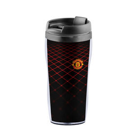 Термокружка-непроливайка с принтом Manchester United 2018 Line в городе Новоалтайск, внутренняя часть — пищевой пластик, наружная часть — прозрачный пластик, между ними — полиграфическая вставка с рисунком | объем — 350 мл, герметичная крышка | Тематика изображения на принте: emirates | fc | manchester united | абстракция | геометрия | зож | клуб | линии | манчестер юнайтед | модные | мяч | россии | спорт | спортивные | стиль | тренды | футбол | футбольный клуб | экстрим | эмблема