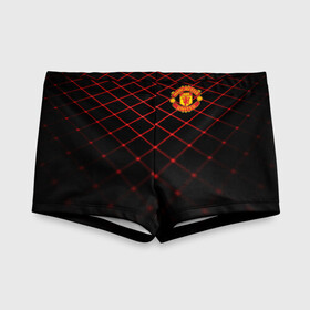 Детские купальные плавки 3D с принтом Manchester United 2018 Line в городе Новоалтайск, Полиэстер 85%, Спандекс 15% | Слитный крой, подклад по переду изделия, узкие бретели | Тематика изображения на принте: emirates | fc | manchester united | абстракция | геометрия | зож | клуб | линии | манчестер юнайтед | модные | мяч | россии | спорт | спортивные | стиль | тренды | футбол | футбольный клуб | экстрим | эмблема