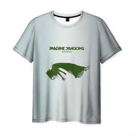 Мужская футболка 3D с принтом Imagine Dragons Demons в городе Новоалтайск, 100% полиэфир | прямой крой, круглый вырез горловины, длина до линии бедер | альтернативный | американская | группа | драгонс | имеджин | инди | индирок | поп | рок | электроник